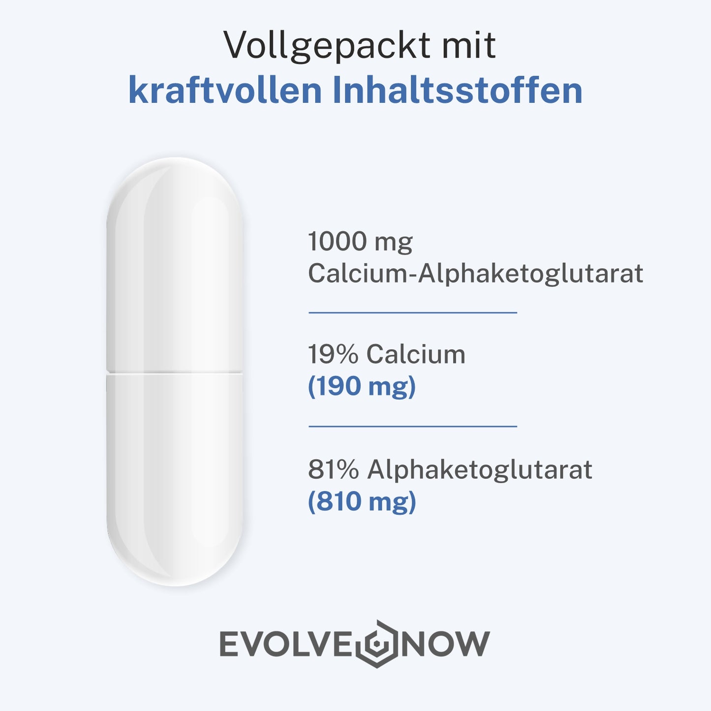 CaAKG (Calcium-Alphaketoglutarat) Kapseln